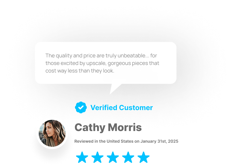 Customer review example