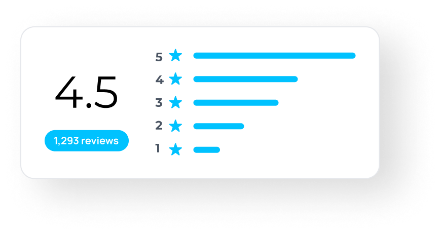 Customer review example