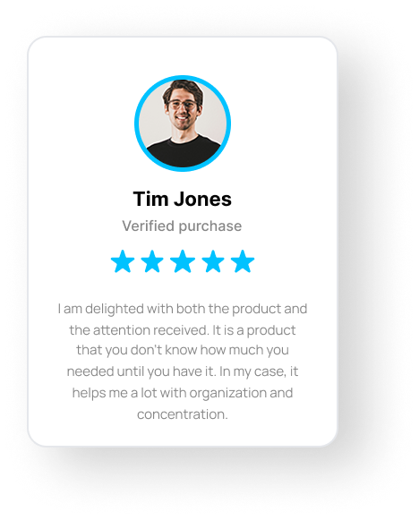 Customer review example